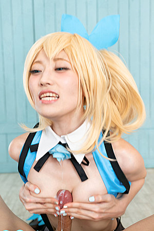 Japanese Mizuki Cosplay and titjob