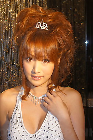 Hot Saki, Yuki, Shiho, Karin in long dresses