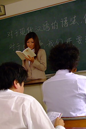 Beautiful Yayoi gets fucked by her students