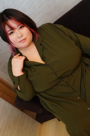 Huge breasted BBW Japanese lady Natsuki begging for a creampie