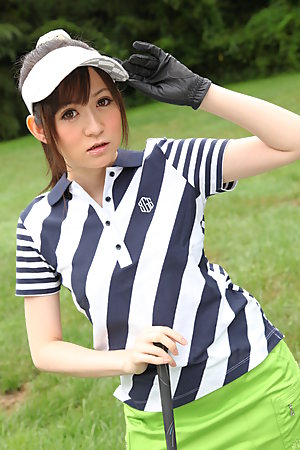 Michiru Tsukino is a hot Asian golf darling